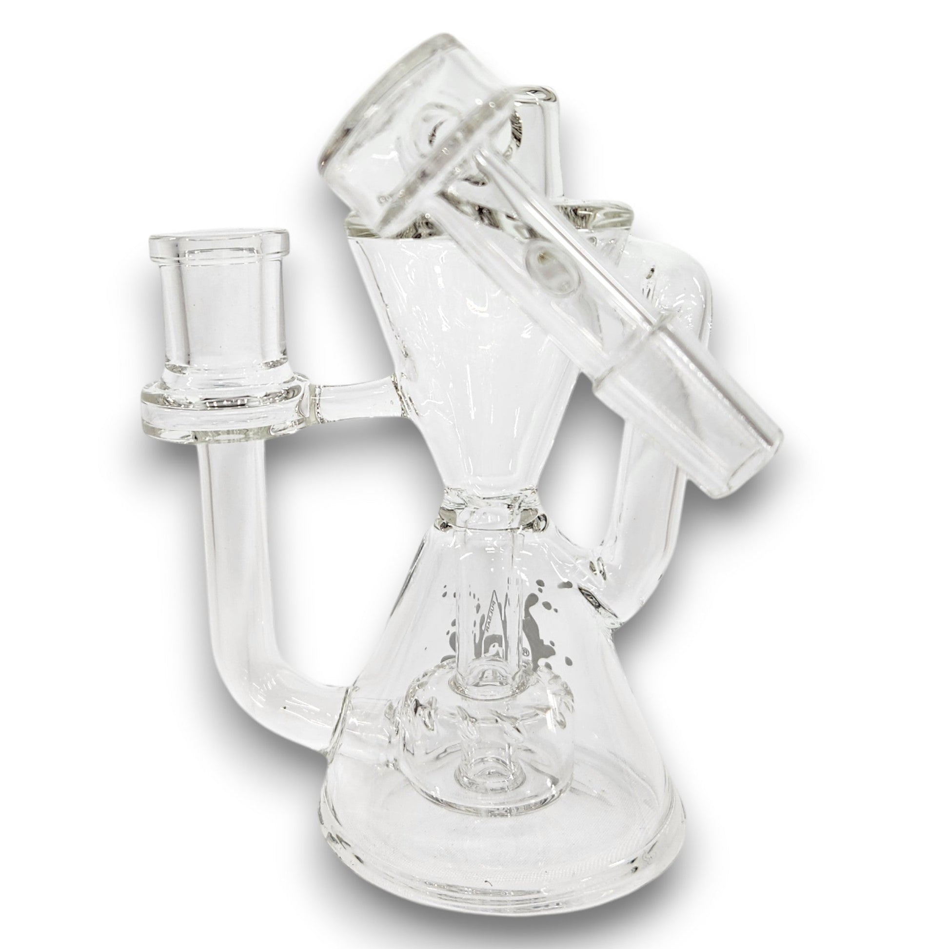 5" Pulsar 14mm 45 deg Barrel Perc Recycler Ash Catcher