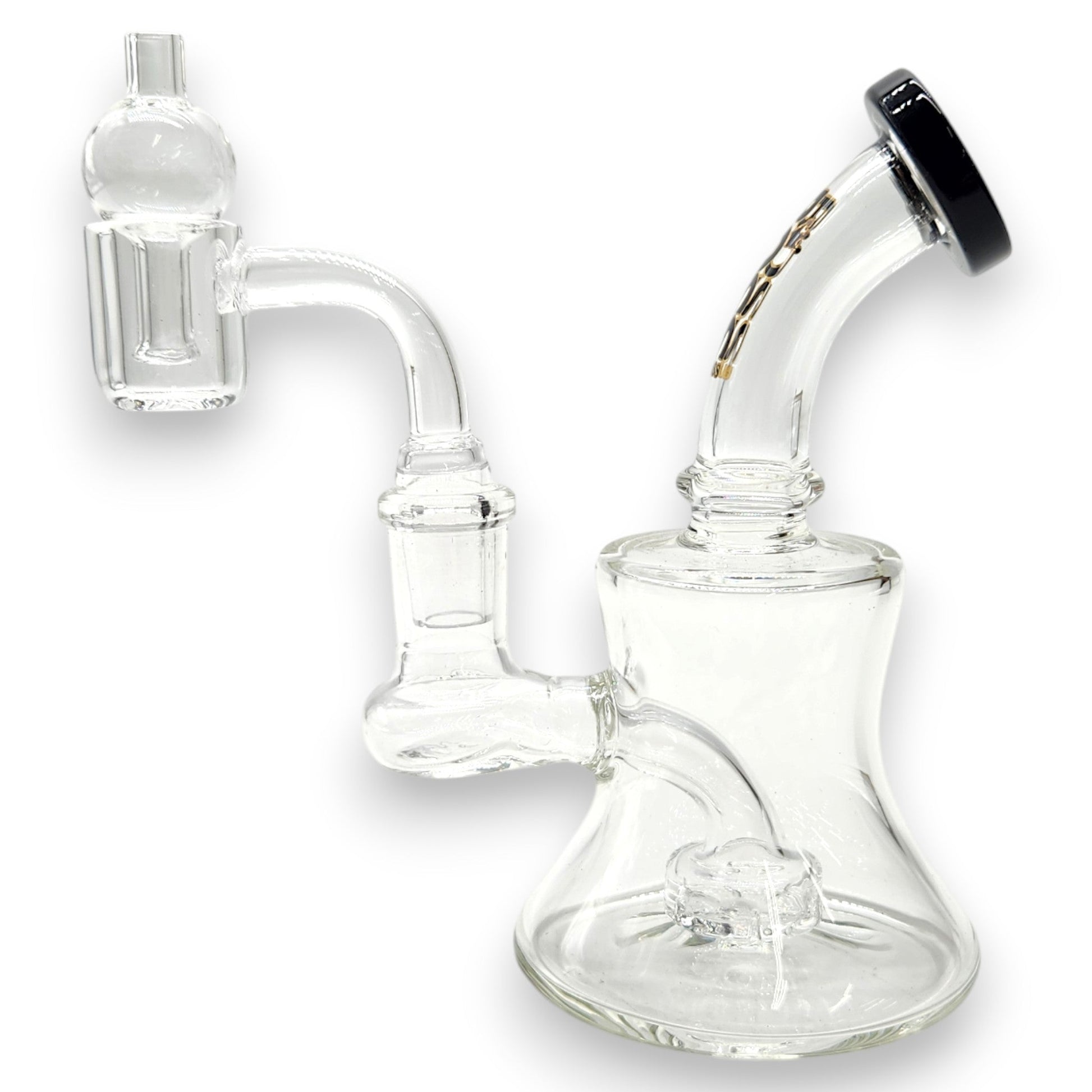 5.5" Boss Glass Circ Perc Mini Bong Rig