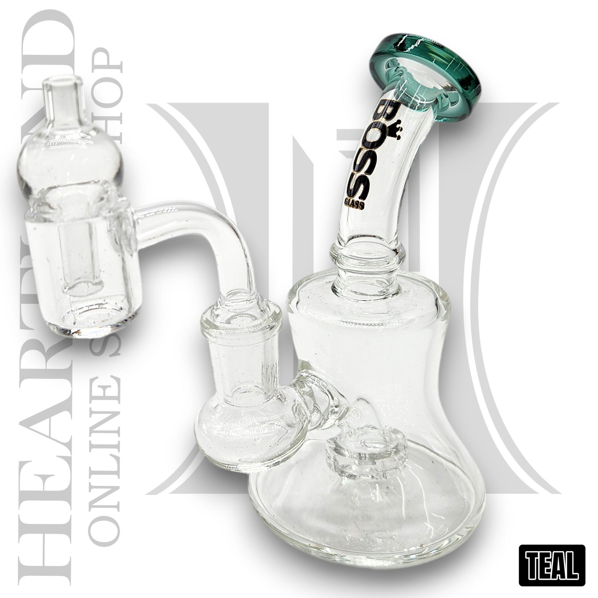 5.5" Boss Glass Circ Perc Mini Bong Rig