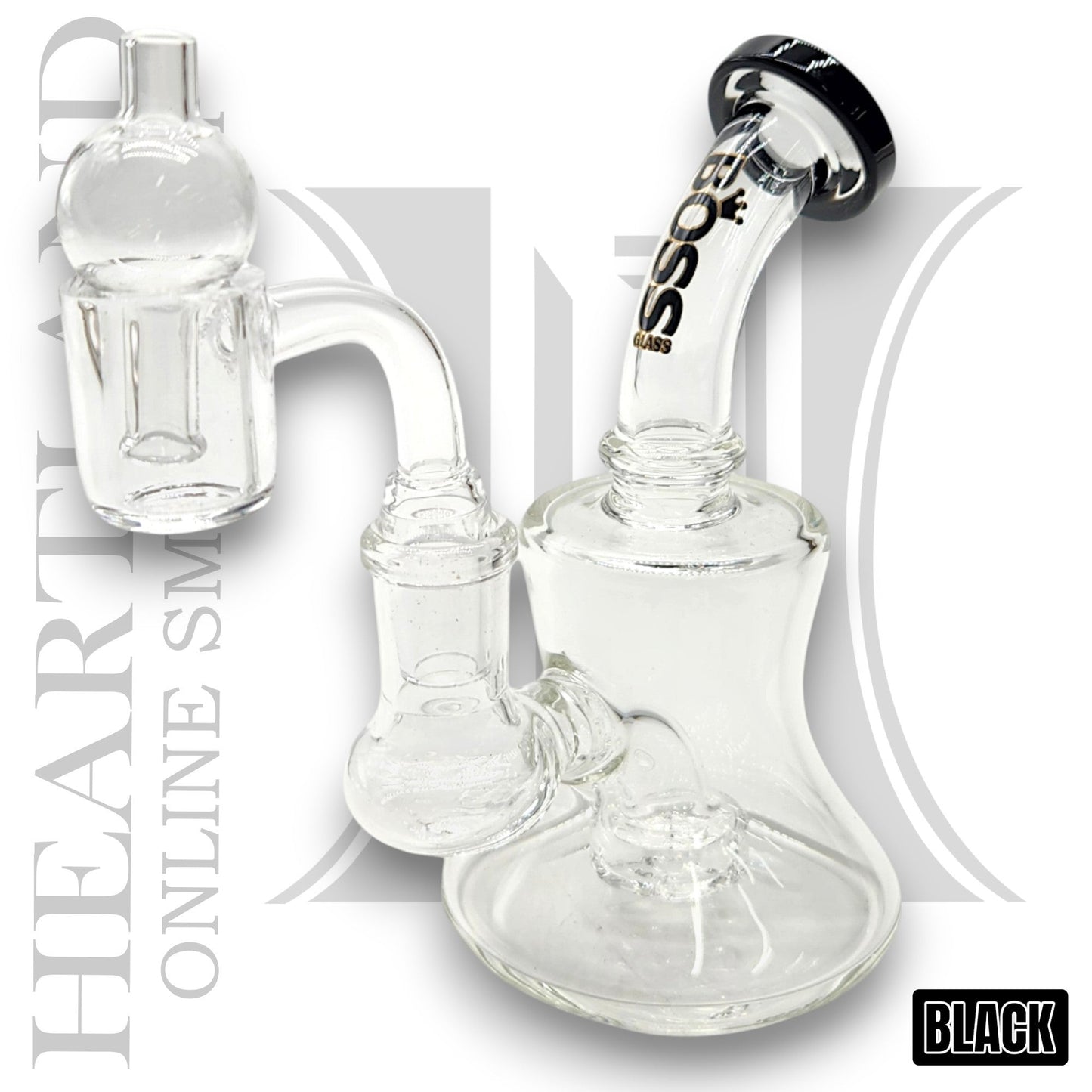 5.5" Boss Glass Circ Perc Mini Bong Rig