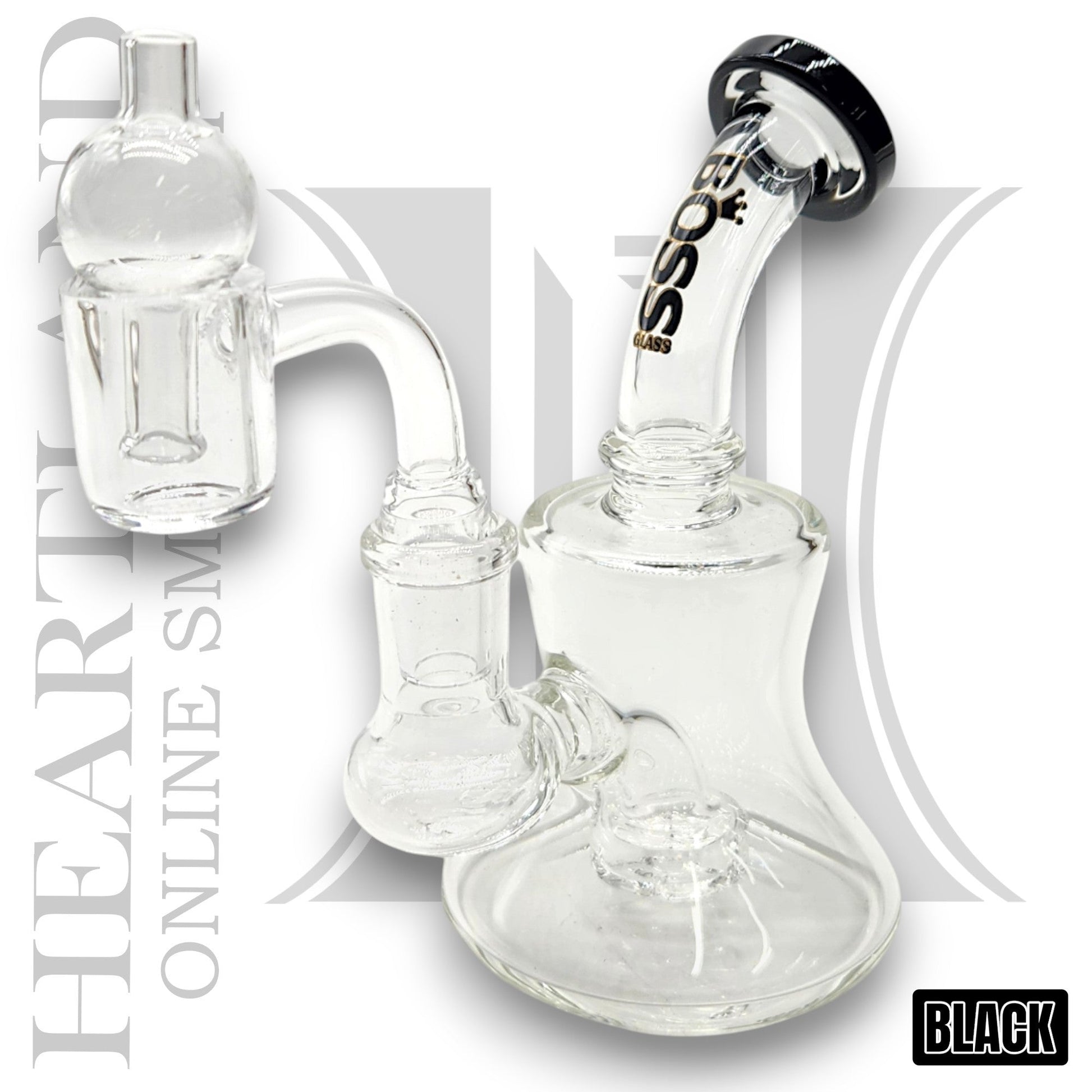 5.5" Boss Glass Circ Perc Mini Bong Rig