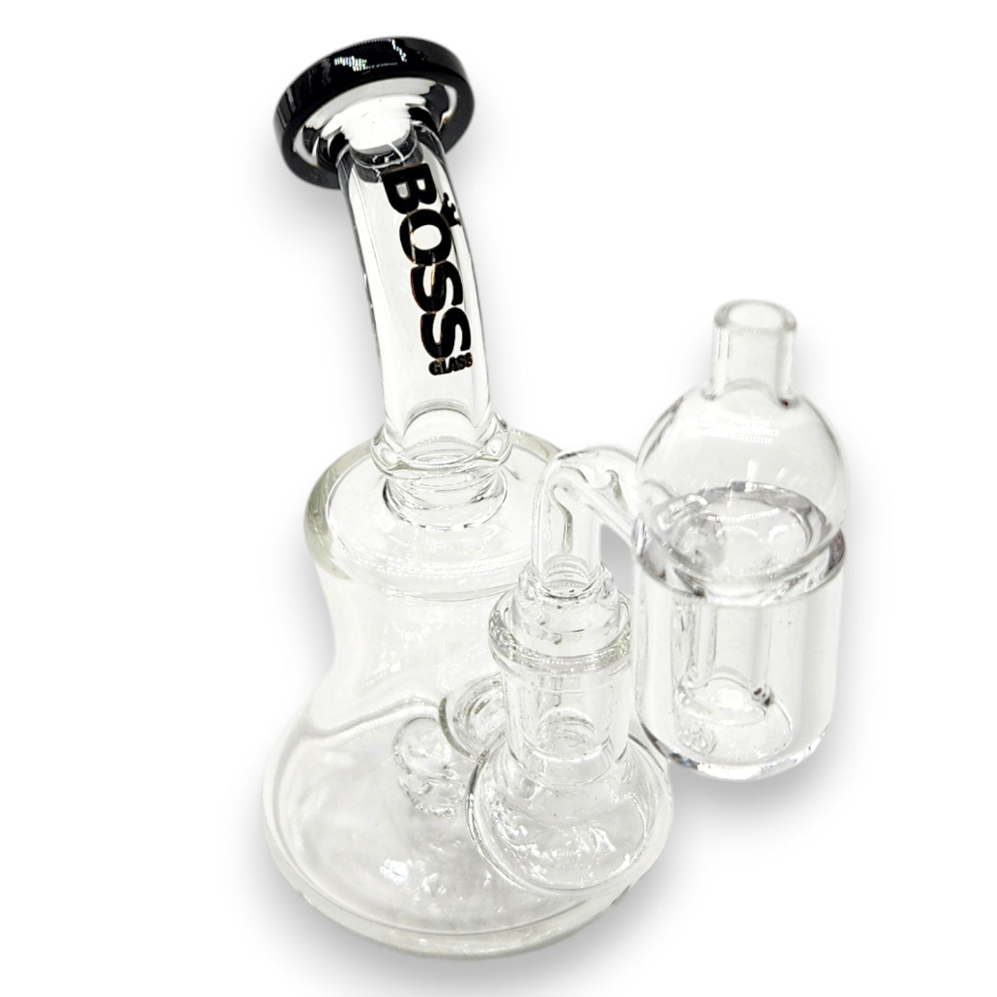 5.5" Boss Glass Circ Perc Mini Bong Rig