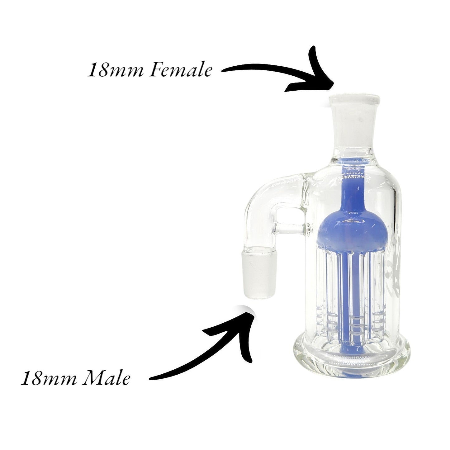 5.5" Pulsar Heavy Duty 18mm Tree Perc Ash Catcher