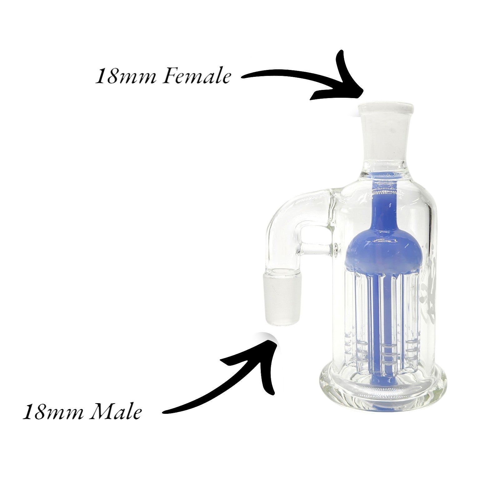 5.5" Pulsar Heavy Duty 18mm Tree Perc Ash Catcher