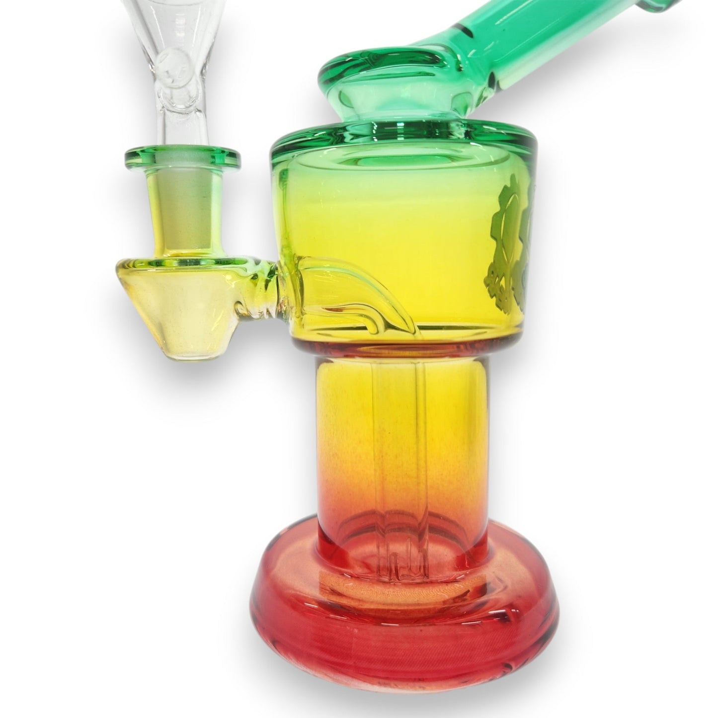 5.5" SeshGear Mini Barrel Beaker Bubbler Perc Bong