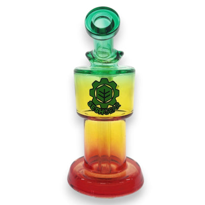 5.5" SeshGear Mini Barrel Beaker Bubbler Perc Bong