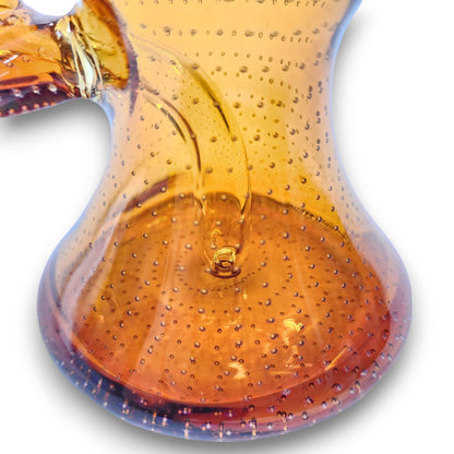 6 - 1/2" Pulsar Bubble Matrix Hourglass Dab Rig Bong