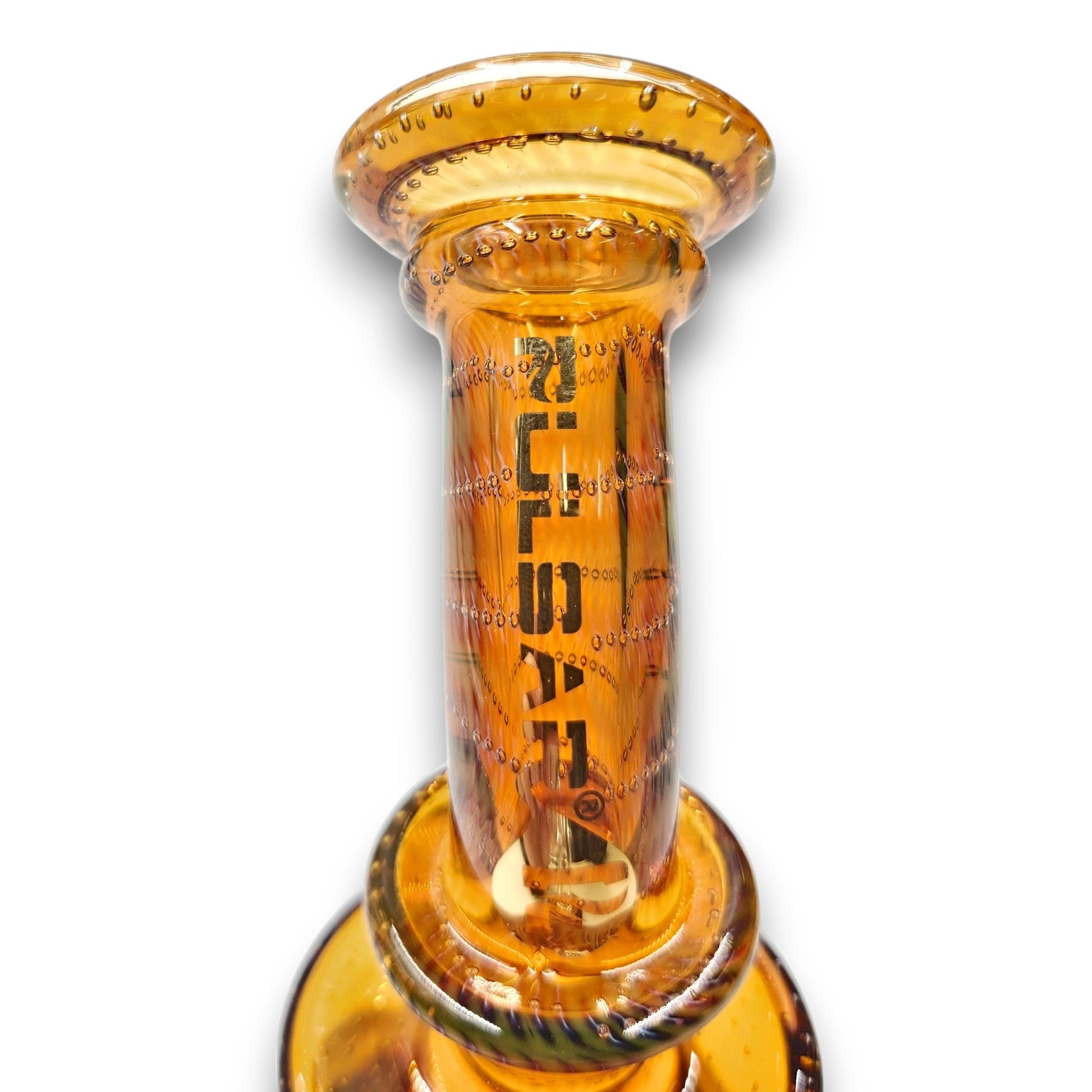 6 - 1/2" Pulsar Bubble Matrix Hourglass Dab Rig Bong