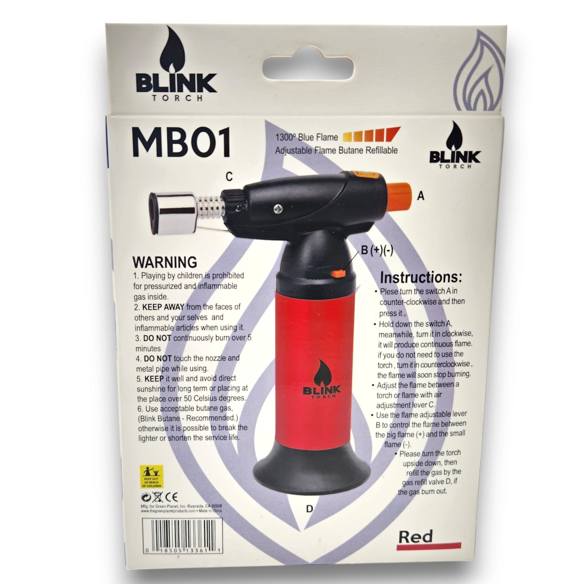 6" Blink Torch MB01