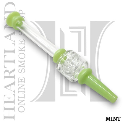 6" Borosilicate Glass Honeycomb Dab Straw Nectar Collector