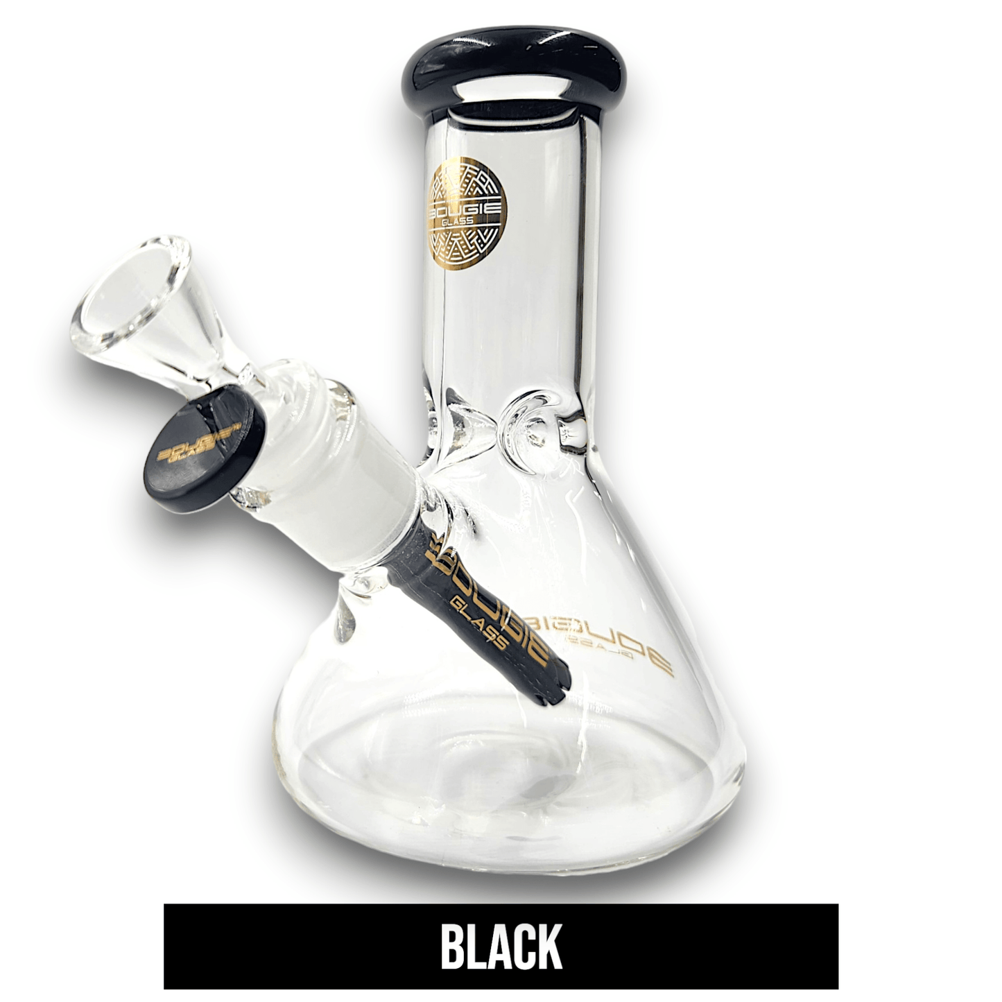 6" Bougie Glass Short Stubby Beaker Bong