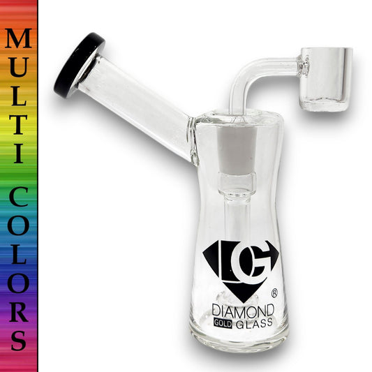 6" Diamond Bubbler Bong Dab Rig with Circ Perc