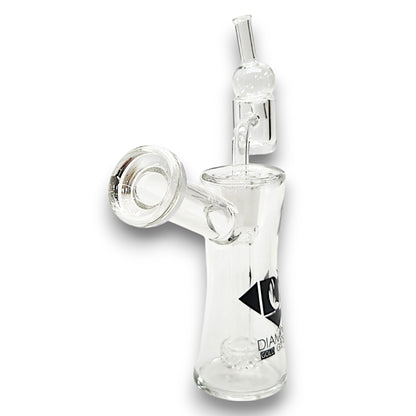 6" Diamond Bubbler Bong Dab Rig with Circ Perc