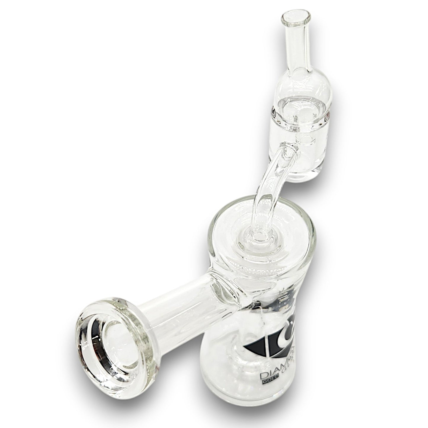 6" Diamond Bubbler Bong Dab Rig with Circ Perc