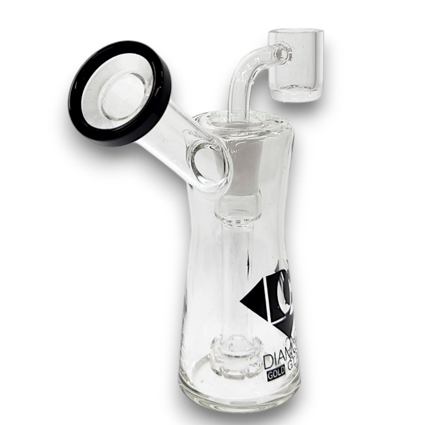 6" Diamond Bubbler Bong Dab Rig with Circ Perc