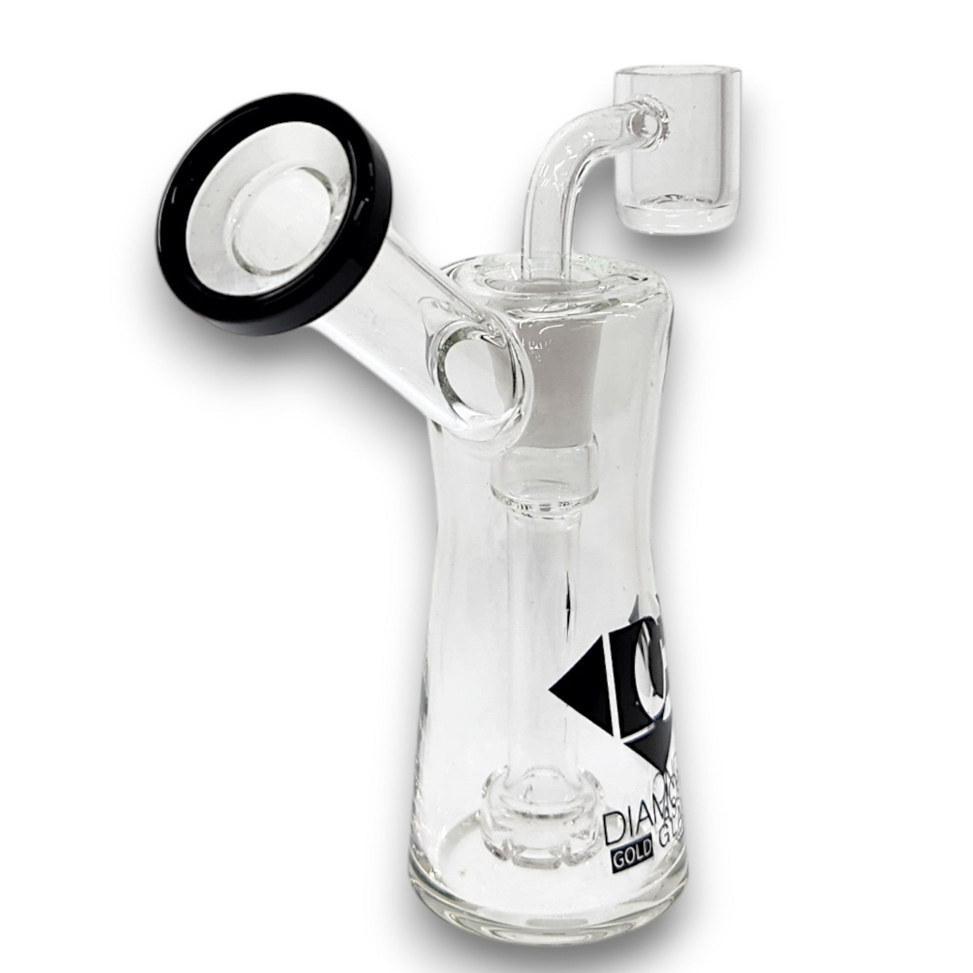 6" Diamond Bubbler Bong Dab Rig with Circ Perc