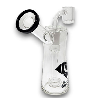 6" Diamond Bubbler Bong Dab Rig with Circ Perc