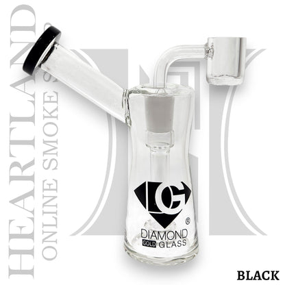 6" Diamond Bubbler Bong Dab Rig with Circ Perc