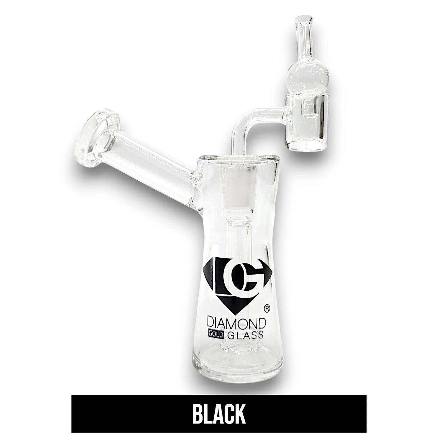 6" Diamond Bubbler Bong Dab Rig with Circ Perc