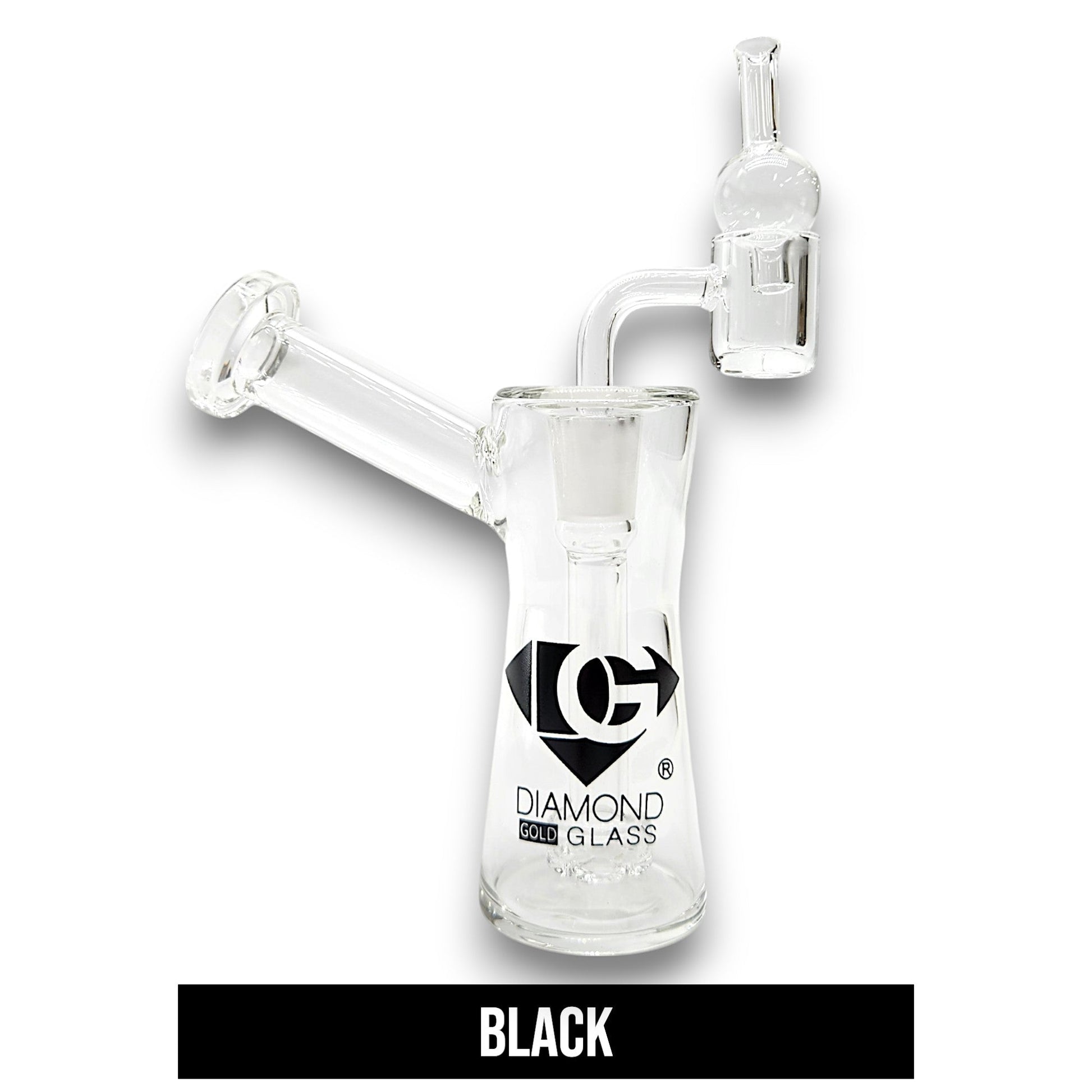 6" Diamond Bubbler Bong Dab Rig with Circ Perc