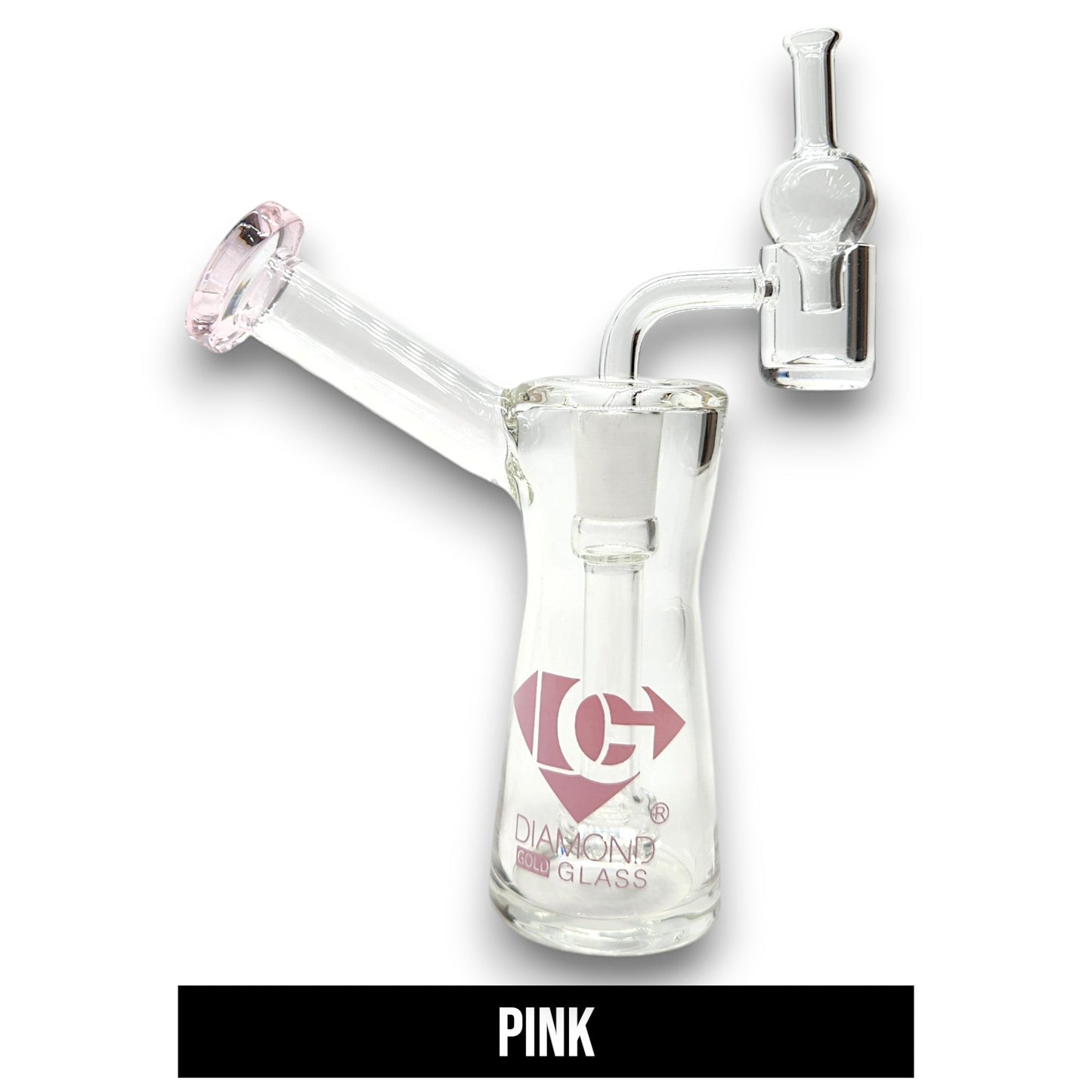 6" Diamond Bubbler Bong Dab Rig with Circ Perc