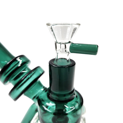 6" Diamond Recycler Bubbler Bong