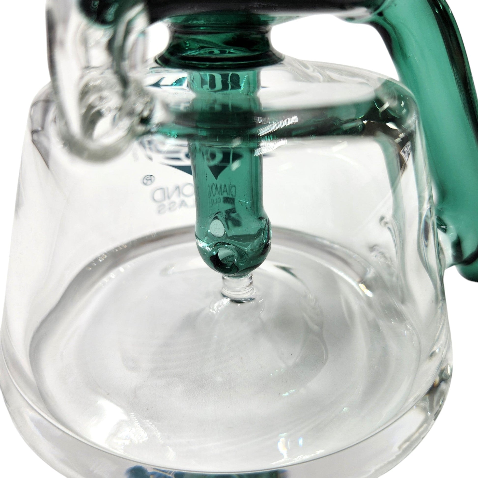 6" Diamond Recycler Bubbler Bong