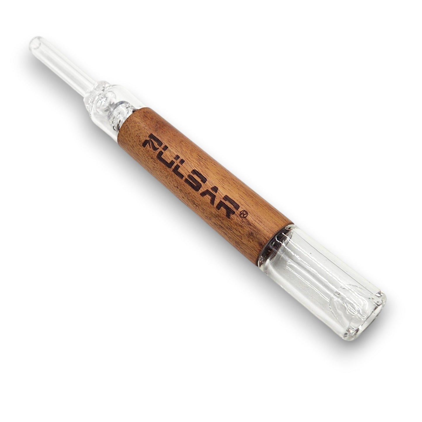 6" Pulsar Quartz Rosewood Dab Straw