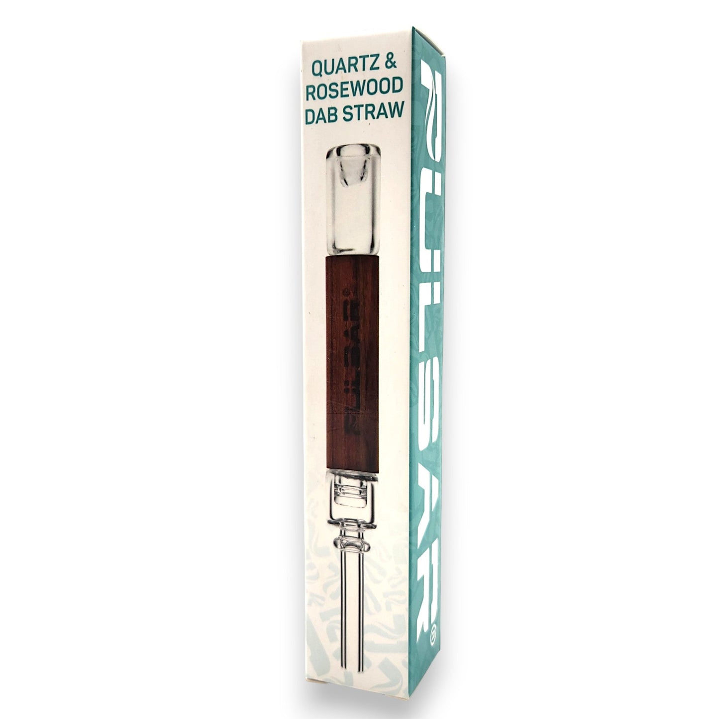 6" Pulsar Quartz Rosewood Dab Straw