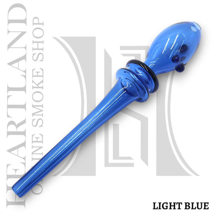 6" Solid Color Rounded Vapor Straw Nectar Collector