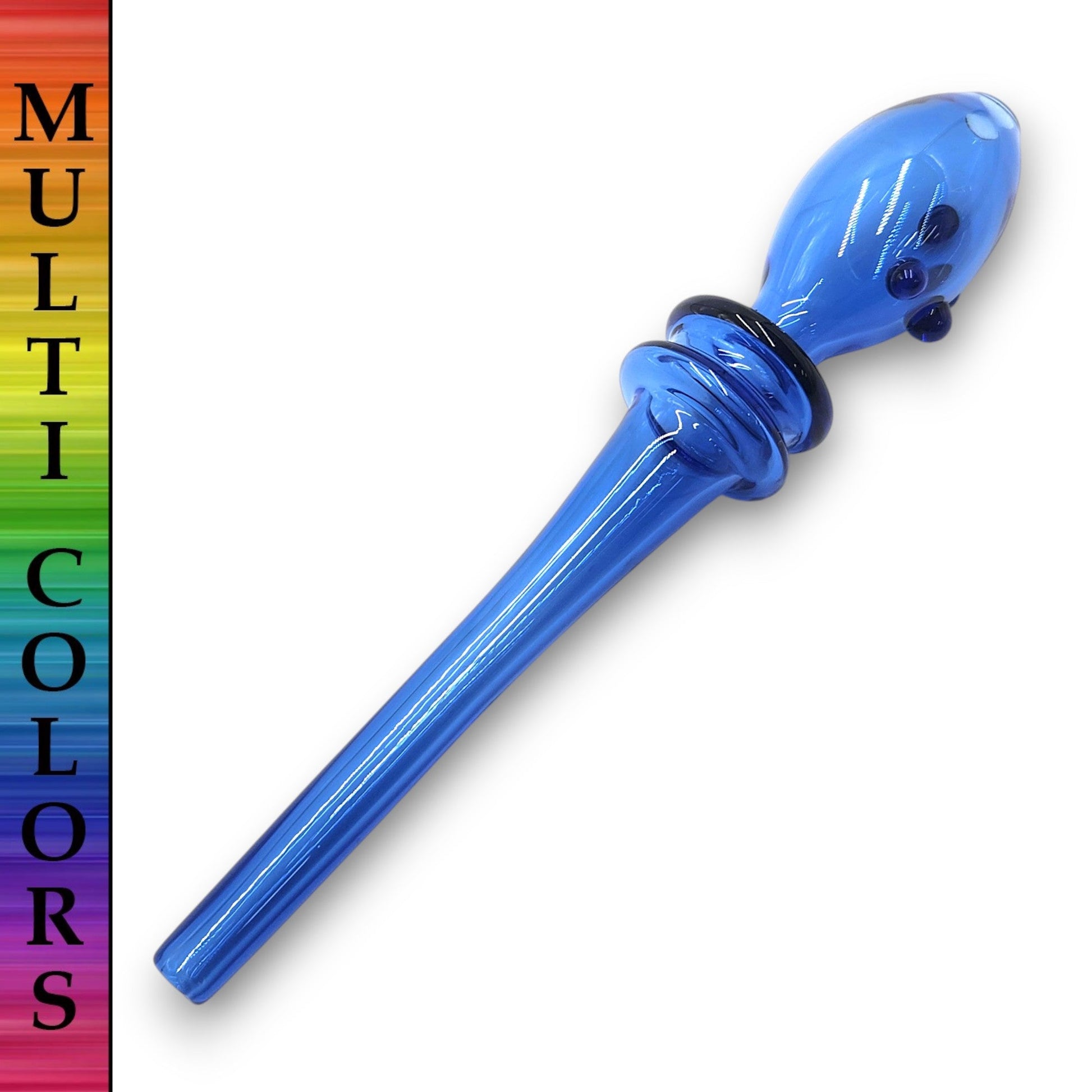 6" Solid Color Rounded Vapor Straw Nectar Collector