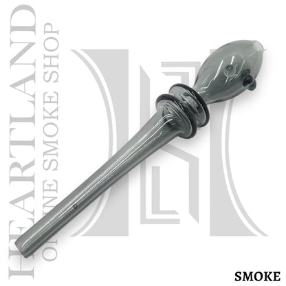 6" Solid Color Rounded Vapor Straw Nectar Collector