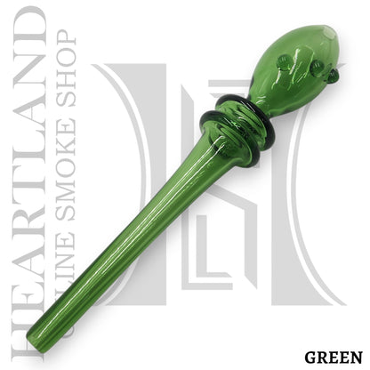6" Solid Color Rounded Vapor Straw Nectar Collector