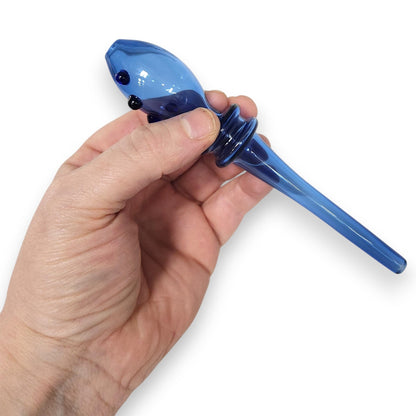 6" Solid Color Rounded Vapor Straw Nectar Collector