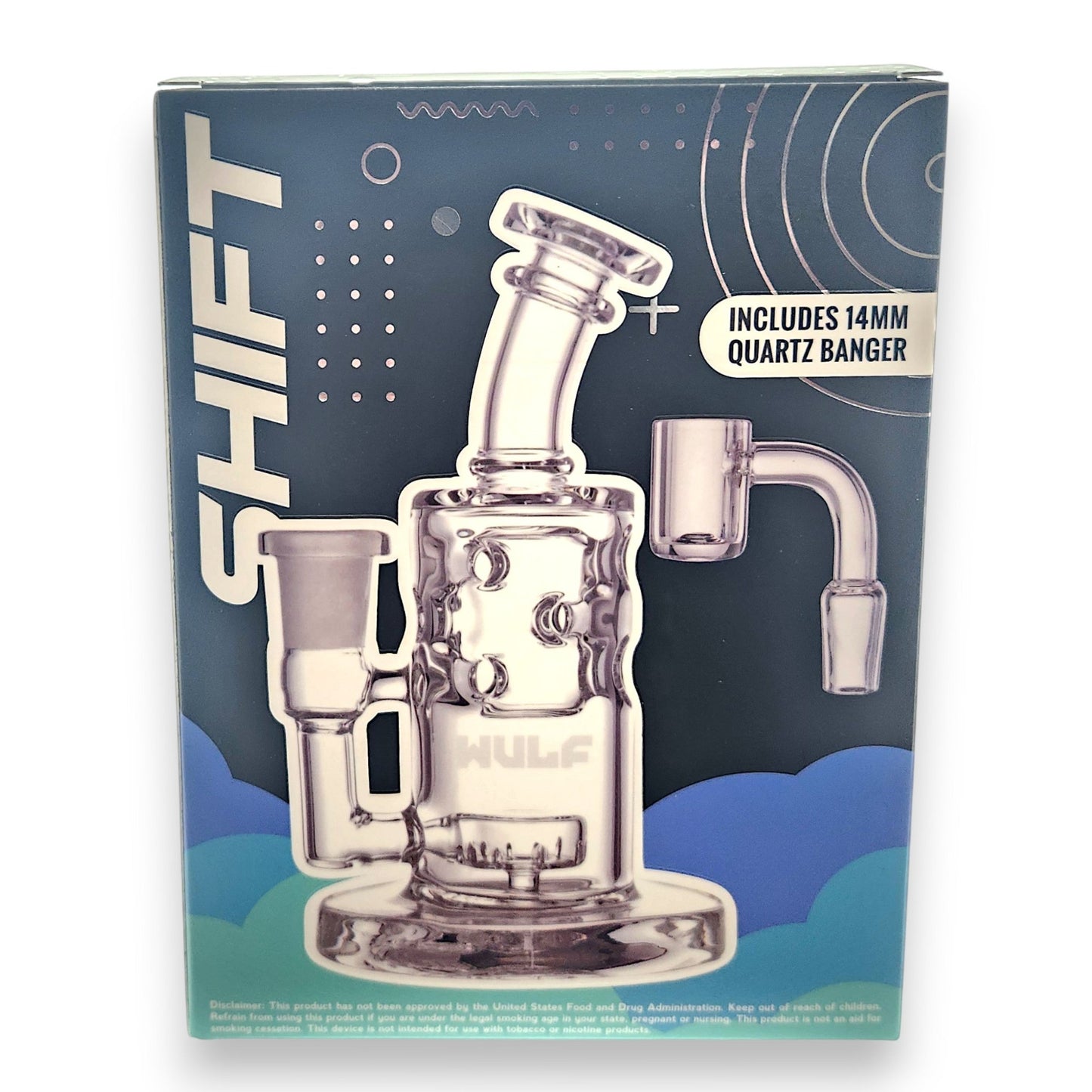6" Wulf Shift Mini Bong Dab Rig