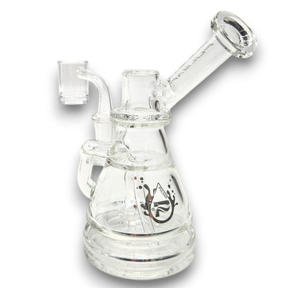 6.5" Pulsar Magic Potion Circ Perc Vortex Recycler Dab Rig Bong