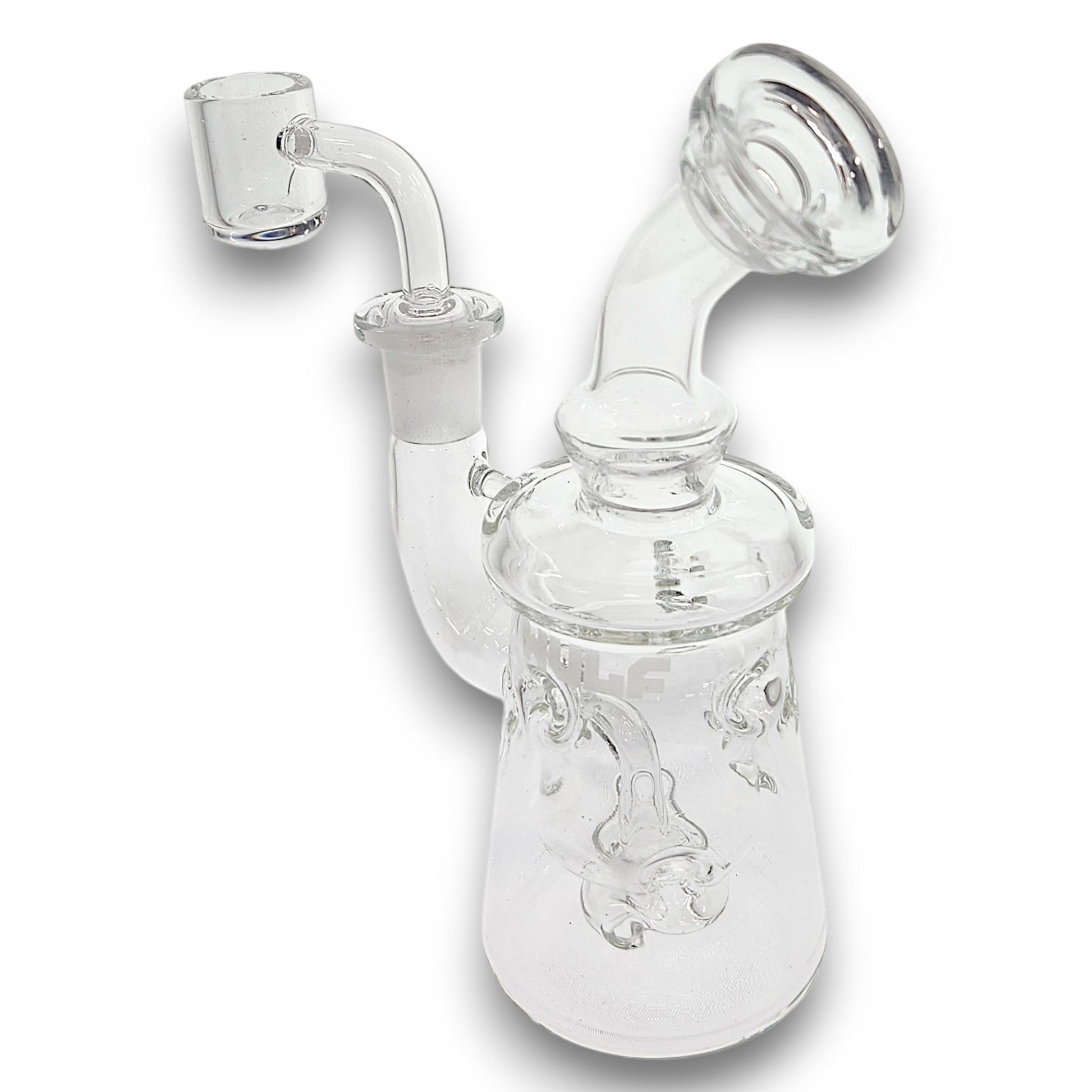 6.5" Wulf Torq Mini Bong Dab Rig