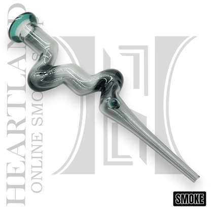 7" borosilicate Glass Zig Zag Dab Straw Nectar Collector