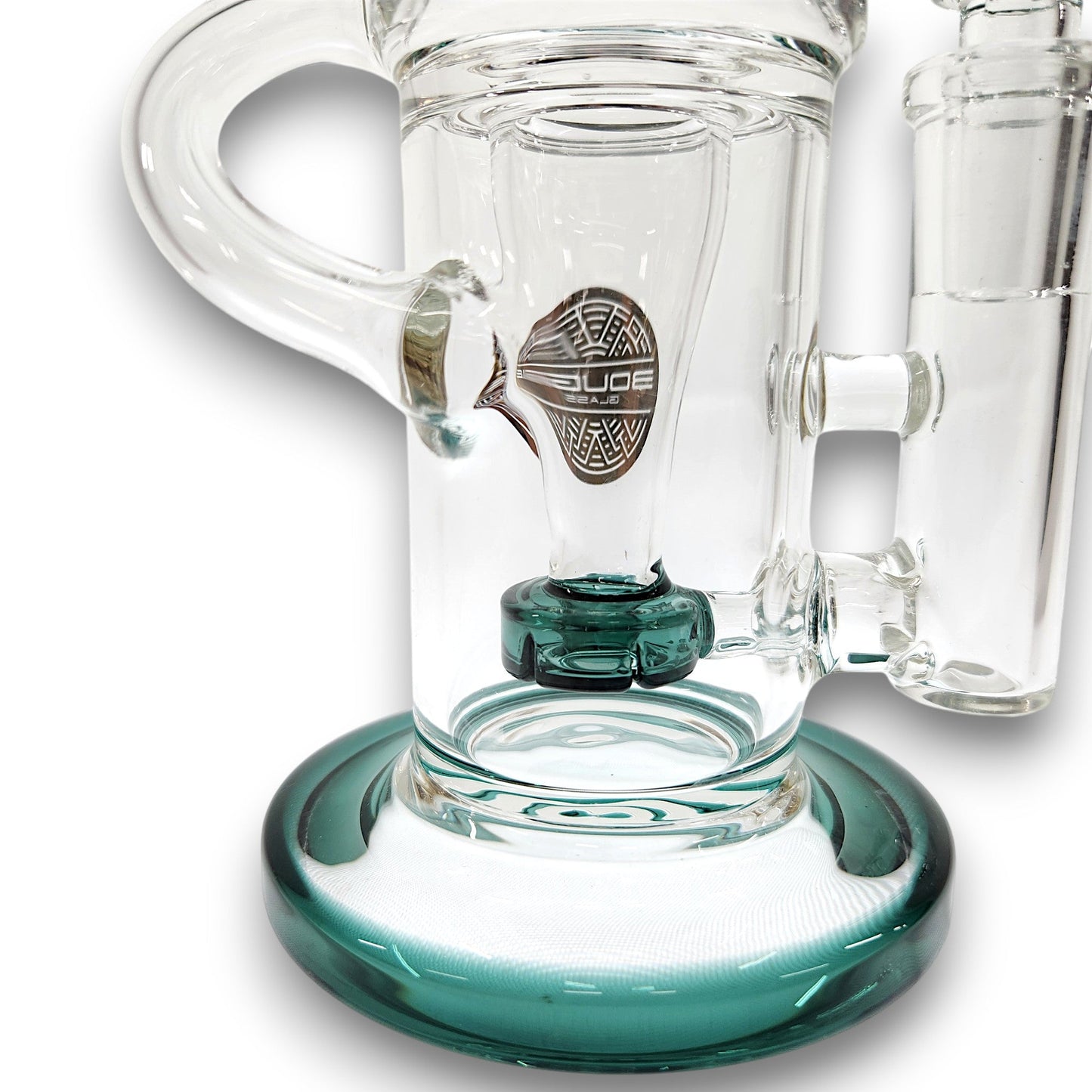 7" Bougie Circ Percolator Volcano Recycler Bong