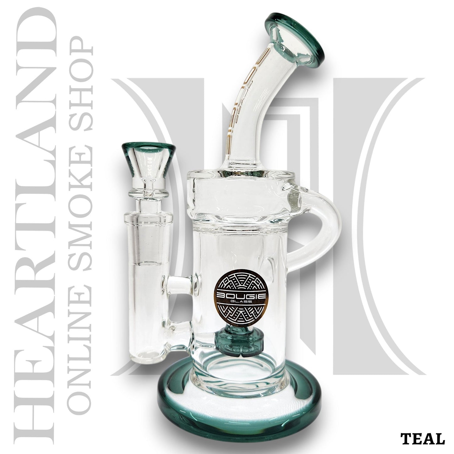 7" Bougie Circ Percolator Volcano Recycler Bong