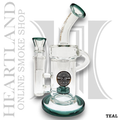 7" Bougie Circ Percolator Volcano Recycler Bong