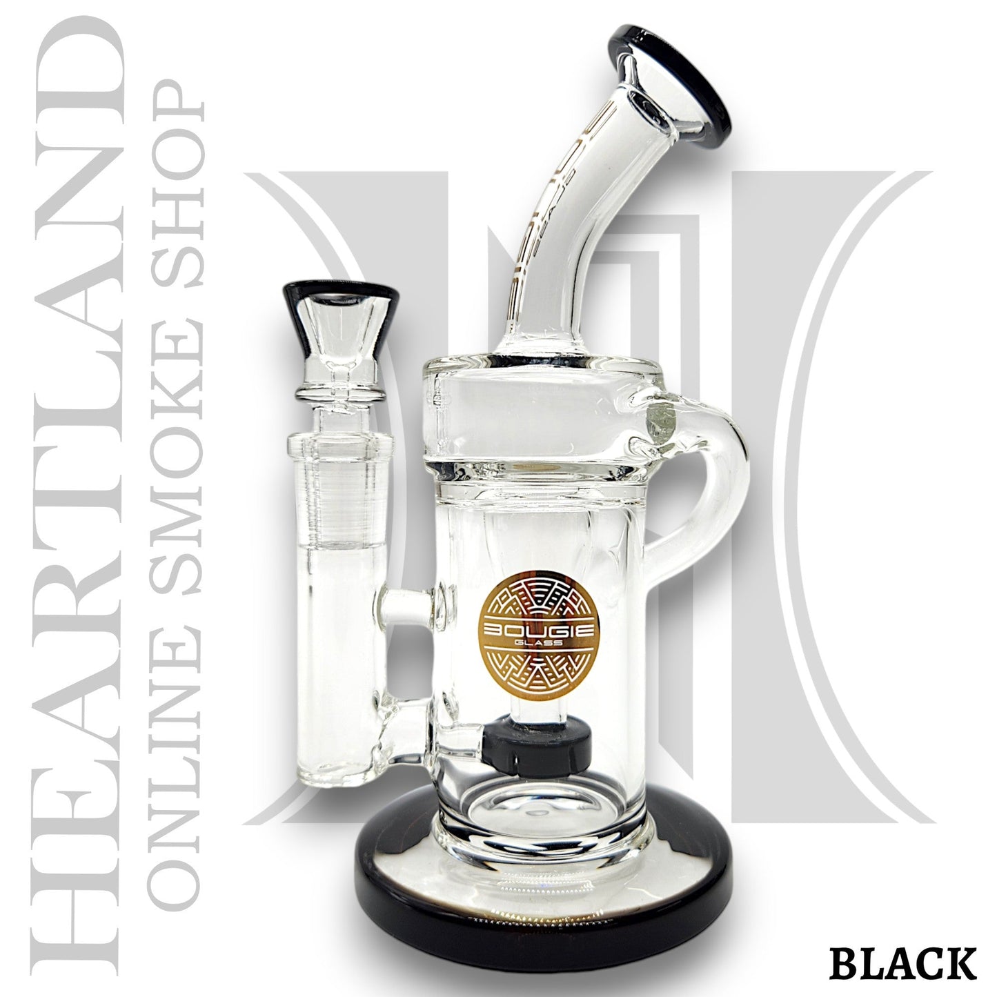 7" Bougie Circ Percolator Volcano Recycler Bong