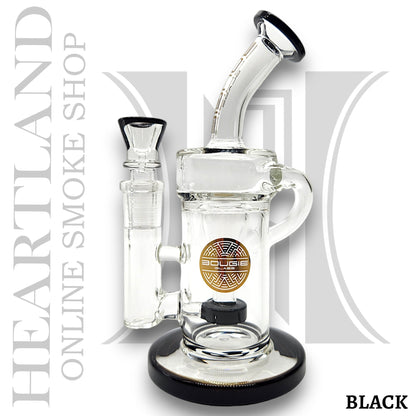 7" Bougie Circ Percolator Volcano Recycler Bong