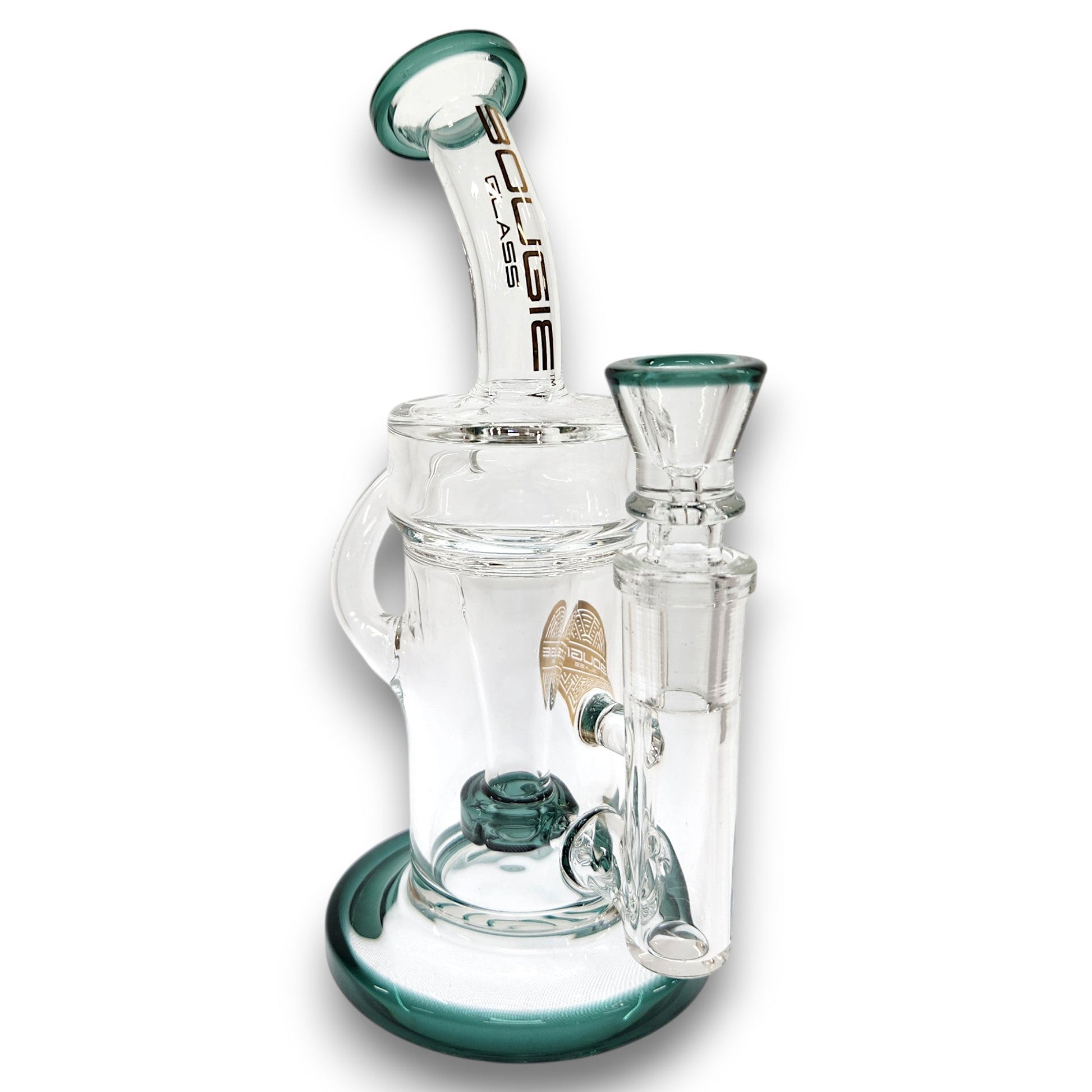 7" Bougie Circ Percolator Volcano Recycler Bong