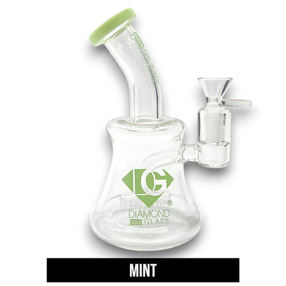 7" Diamond Quad Inline Perc Bong