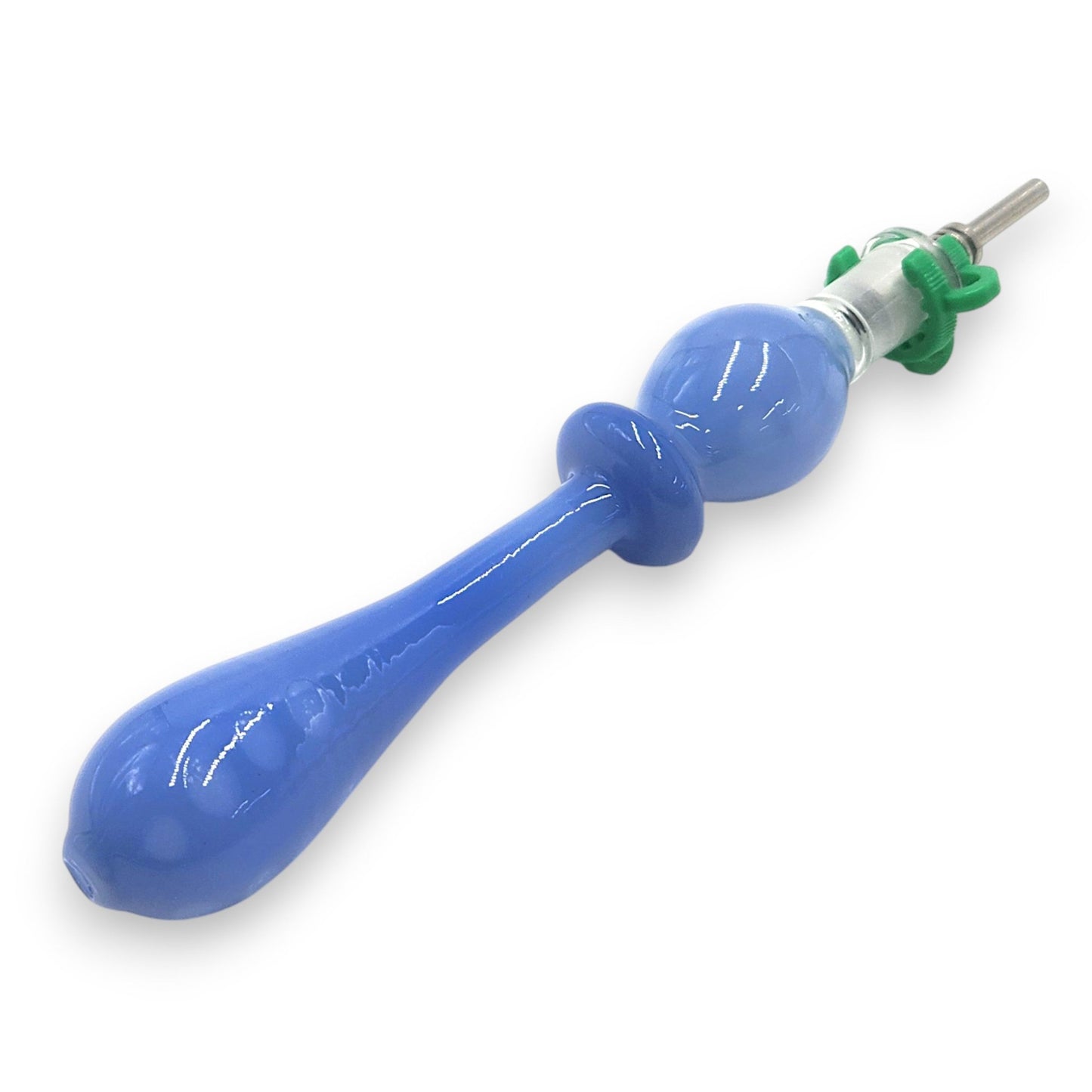 7" Glass Vapor Straw Nectar Collector 10mm Titanium Tip