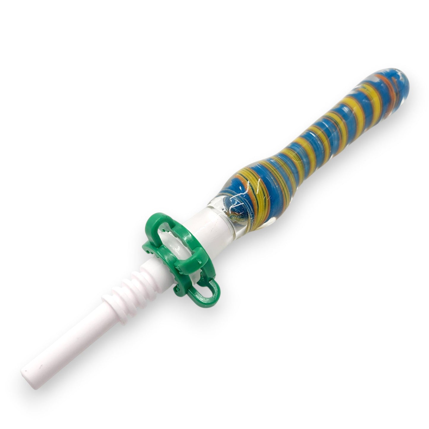 7" Glass Vapor Straw Nectar Collector 14mm Ceramic Tip