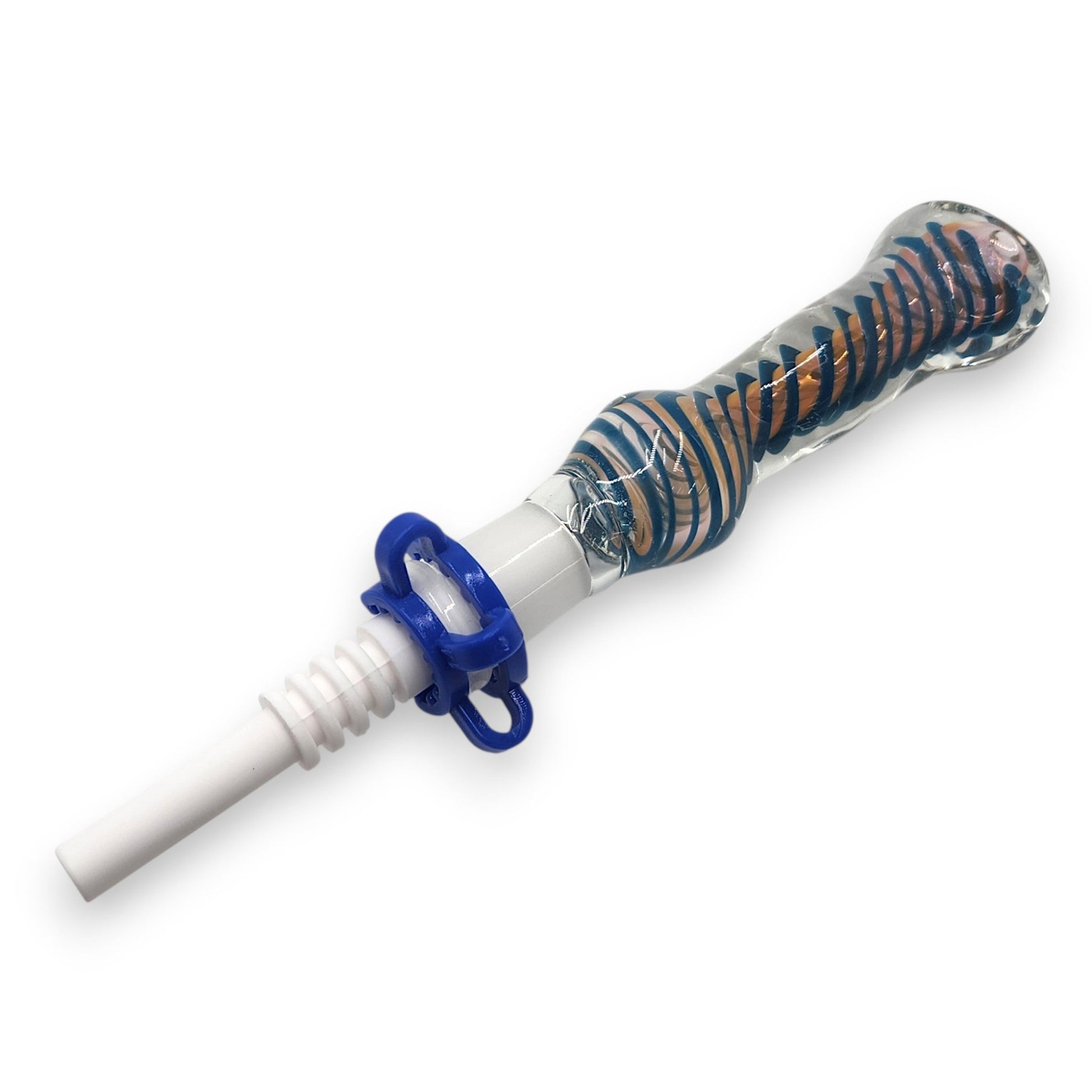 7" Glass Vapor Straw Nectar Collector 14mm Ceramic Tip