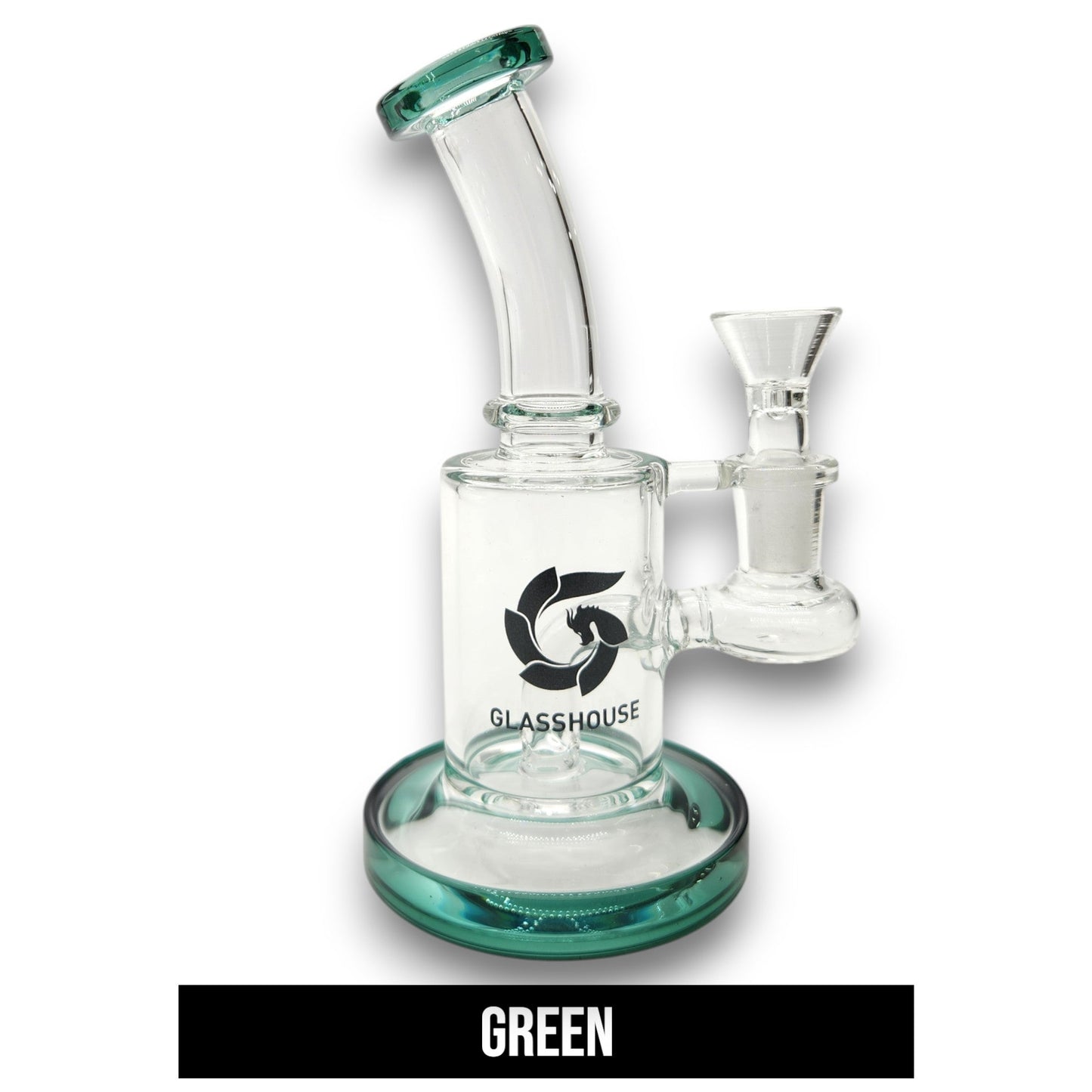 7" Glasshouse Banger Hanger Series - 43 Hole Perc Bong