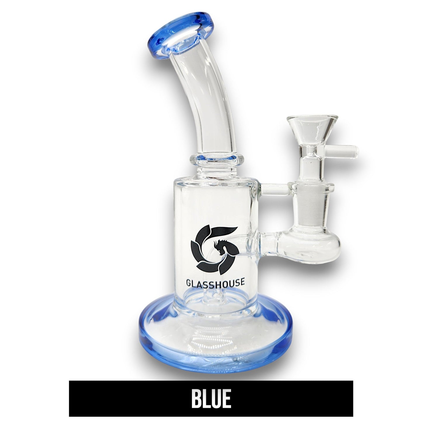7" Glasshouse Banger Hanger Series - 43 Hole Perc Bong